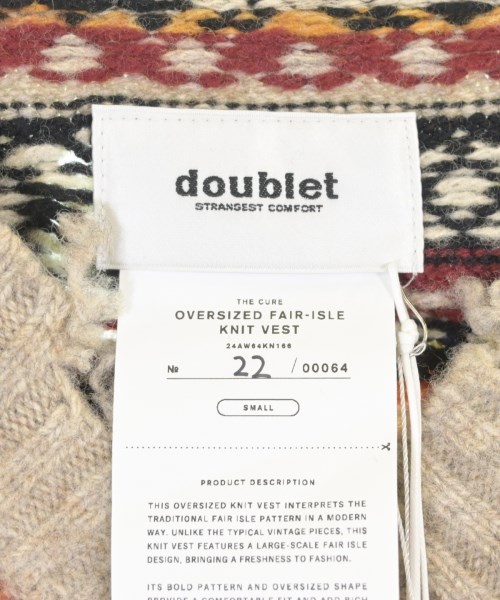 doublet（ダブレット）ベスト ベージュ サイズ:S メンズ/2200727035332