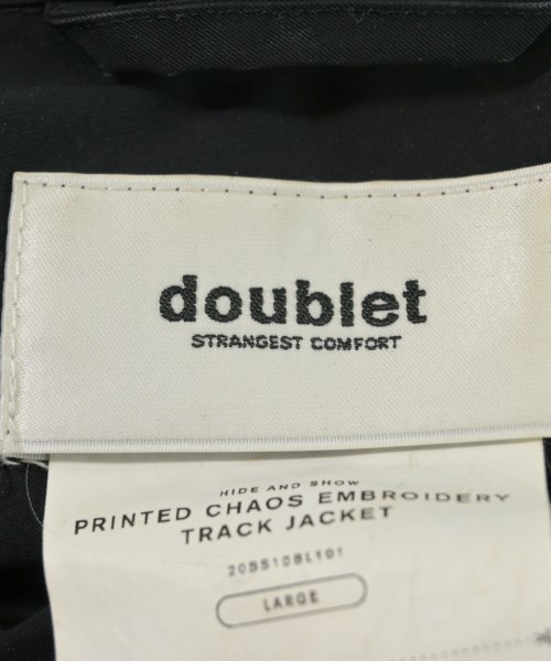 doublet（ダブレット）ブルゾン 黒 サイズ:L メンズ/2200732180010