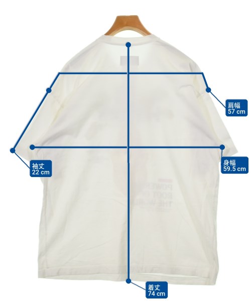 doublet（ダブレット）Tシャツ・カットソー 白 サイズ:L メンズ/2200725514075