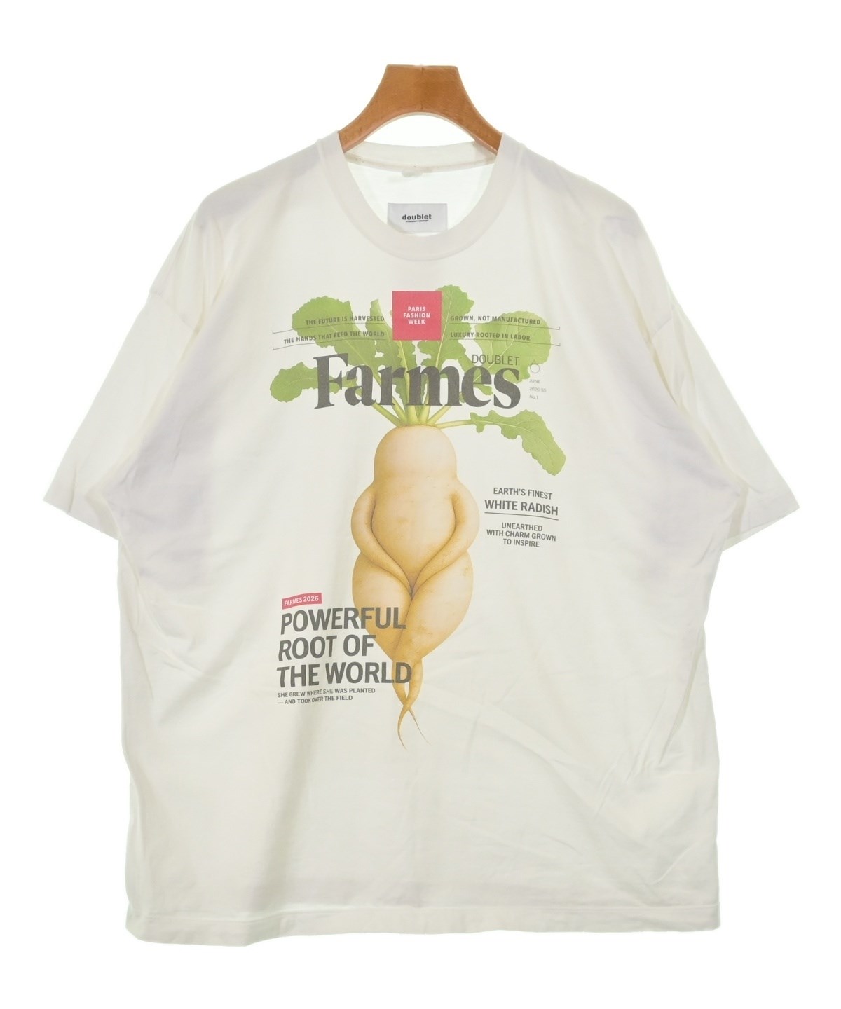 doublet（ダブレット）Tシャツ・カットソー 白 サイズ:L メンズ
