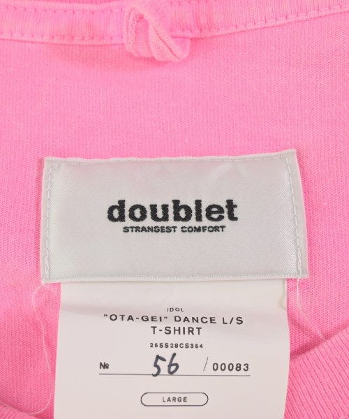 doublet（ダブレット）Tシャツ・カットソー ピンク サイズ:L メンズ/2200725514082