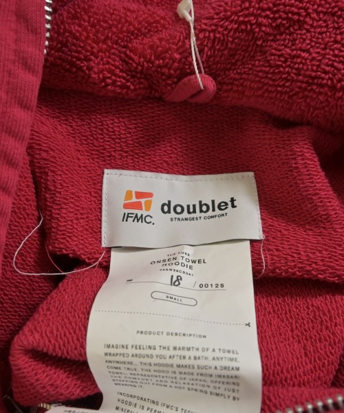 doublet（ダブレット）パーカー 赤 サイズ:S メンズ/2200734361110