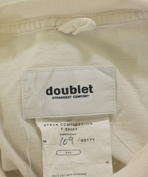 doublet（ダブレット）Tシャツ・カットソー 白 サイズ:ONE メンズ/2200721504070