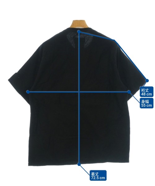 doublet（ダブレット）Tシャツ・カットソー 黒 サイズ:M メンズ/2200725479022