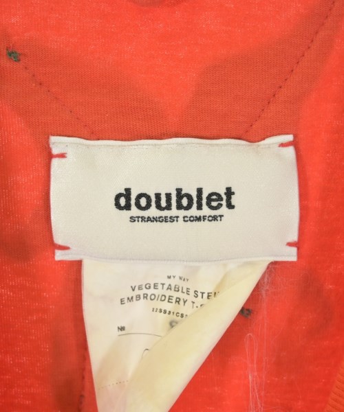 doublet（ダブレット）Tシャツ・カットソー オレンジ サイズ:L メンズ/2200727084057