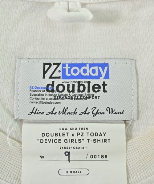 doublet（ダブレット）Tシャツ・カットソー 白 サイズ:XS メンズ/2200679002116
