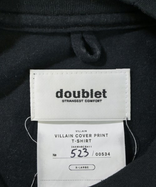 doublet（ダブレット）Tシャツ・カットソー 黒 サイズ:XL メンズ/2200687520053
