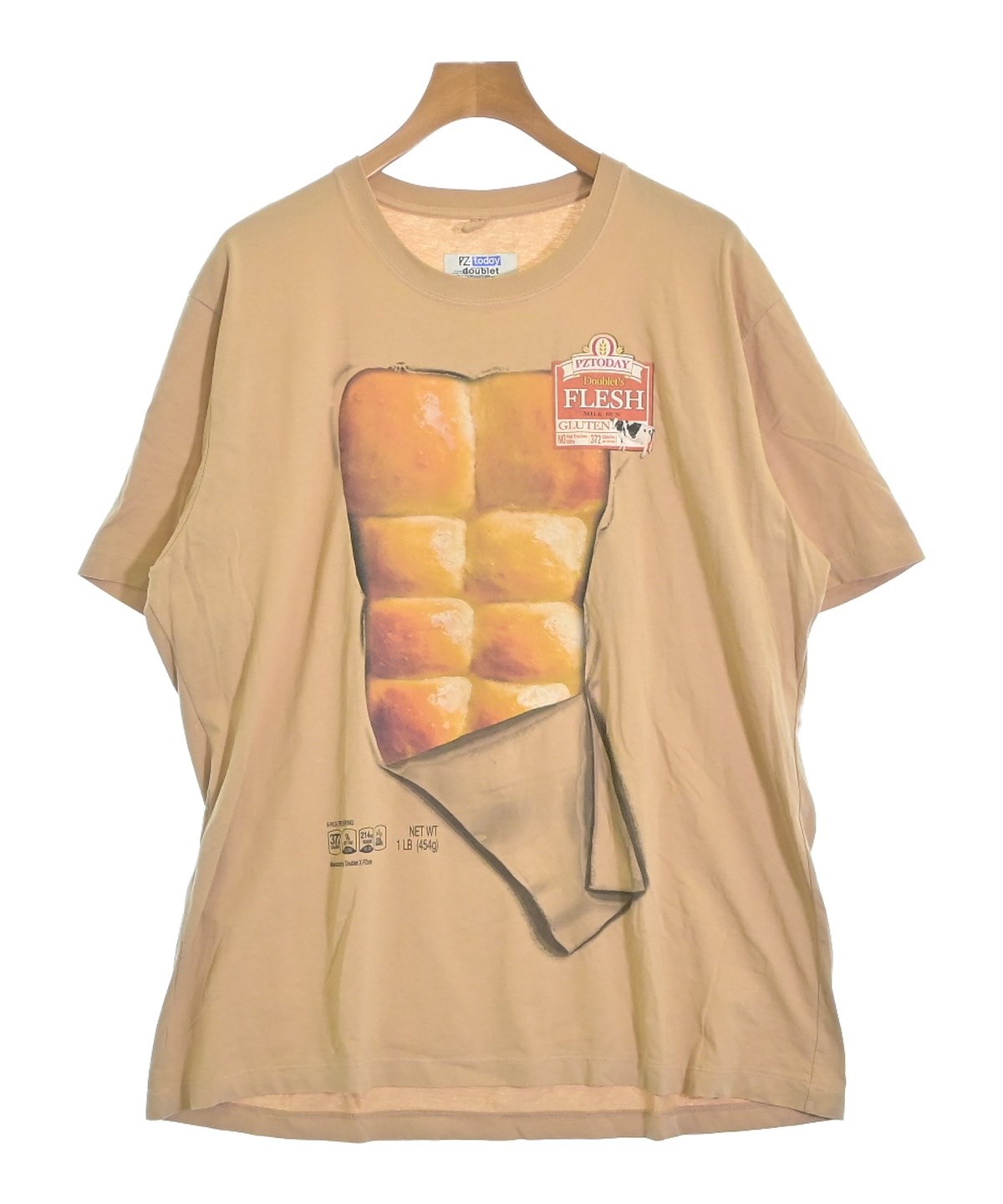 doublet（ダブレット）Tシャツ・カットソー ベージュ サイズ:L メンズ