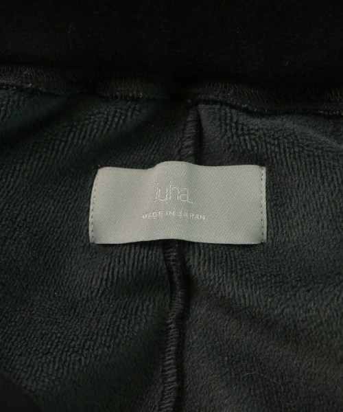 juha（ユハ）スウェットパンツ 黒 サイズ:2(M位) メンズ/2200637249072