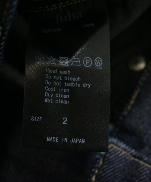 juha（ユハ）デニムパンツ 紺 サイズ:2(M位) レディース/2200625893096
