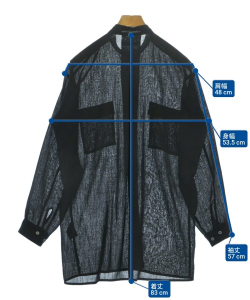 juha（ユハ）カジュアルシャツ 黒 サイズ:3(L位) メンズ/2200628124012