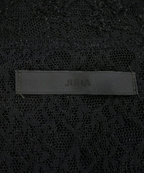 juha（ユハ）ブラウス 黒 サイズ:3(L位) レディース/2200619359058