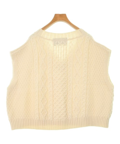 OLDDERBY KNITWEAR（オールドダービーニットウェア）ベスト 白 サイズ:M レディース/2200618851034