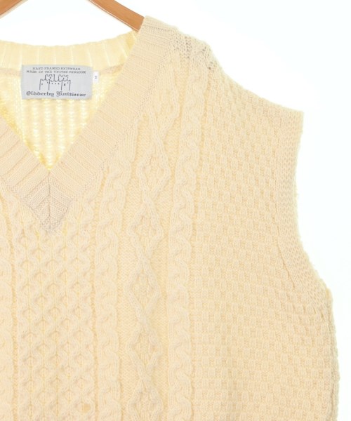 OLDDERBY KNITWEAR（オールドダービーニットウェア）ベスト 白 サイズ:M レディース/2200618851034