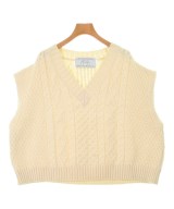 OLDDERBY KNITWEAR（オールドダービーニットウェア）ベスト 白 サイズ:M レディース/2200618851034