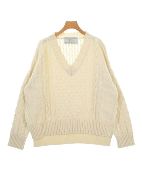 OLDDERBY KNITWEAR(オールドダービーニットウェア)ニット・セーター 白 サイズ:M/2200680452108