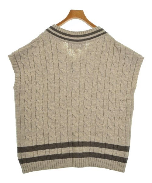 OLDDERBY KNITWEAR（オールドダービーニットウェア）ベスト ベージュ サイズ:F レディース/2200693544029
