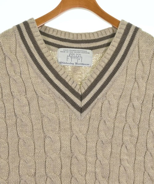 OLDDERBY KNITWEAR（オールドダービーニットウェア）ベスト ベージュ サイズ:F レディース/2200693544029