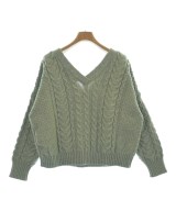 OLDDERBY KNITWEAR（オールドダービーニットウェア）カーディガン 緑 サイズ:S レディース/2200644920018
