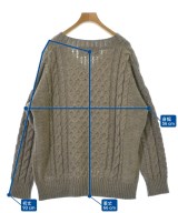OLDDERBY KNITWEAR（オールドダービーニットウェア）ニット・セーター 茶 サイズ:M レディース/2200646030043
