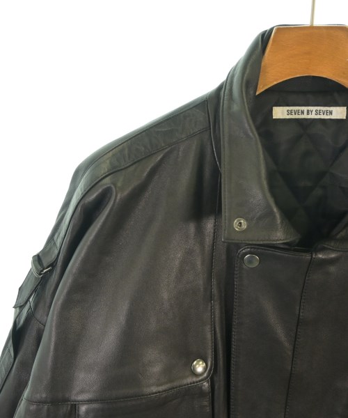 SEVEN BY SEVEN（セブンバイセブン）ライダース 黒 サイズ:M メンズ/2200640037017