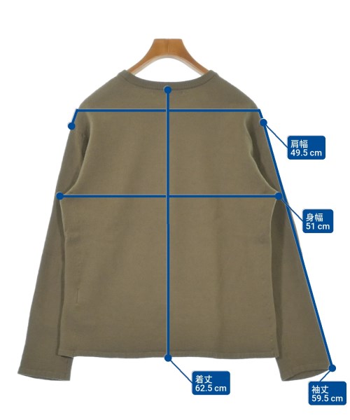 SEVEN BY SEVEN（セブンバイセブン）ニット・セーター カーキ サイズ:M メンズ/2200640701109
