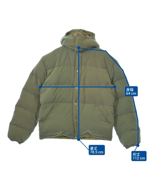 SEVEN BY SEVEN（セブンバイセブン）ダウンジャケット/ダウンベスト カーキ サイズ:L メンズ/2200640089054