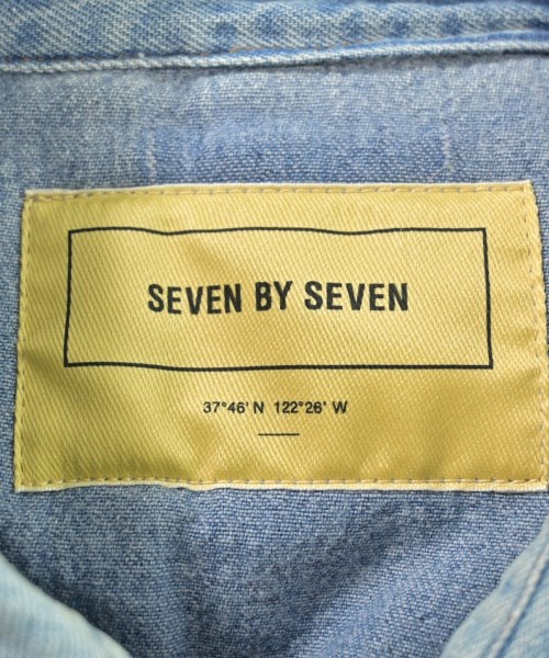 SEVEN BY SEVEN（セブンバイセブン）カジュアルシャツ 紺 サイズ:L メンズ/2200608758039