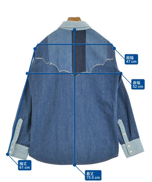 SEVEN BY SEVEN（セブンバイセブン）カジュアルシャツ 紺 サイズ:M メンズ/2200672662041