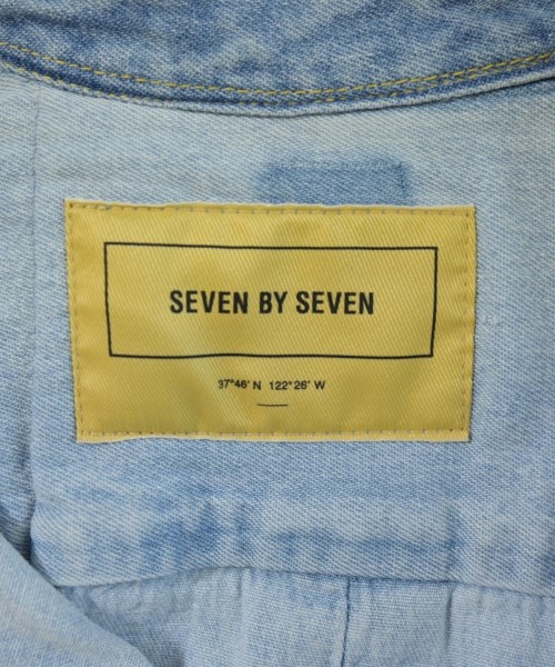 SEVEN BY SEVEN（セブンバイセブン）カジュアルシャツ 青 サイズ:S メンズ/2200707679419