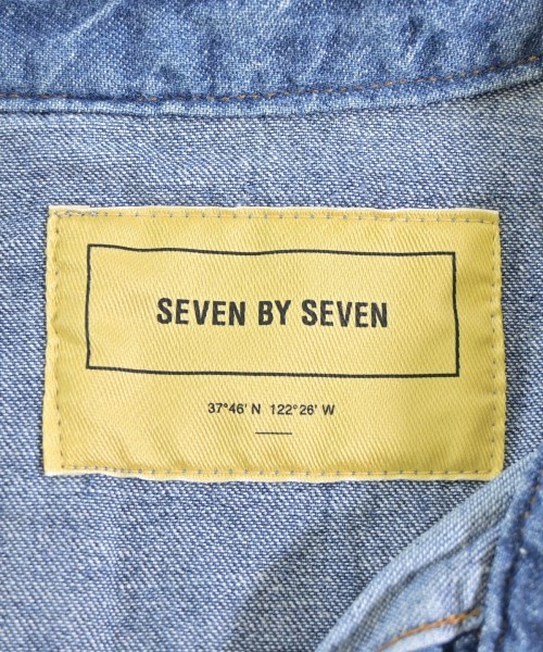 SEVEN BY SEVEN（セブンバイセブン）カジュアルシャツ 青 サイズ:M メンズ/2200707679426