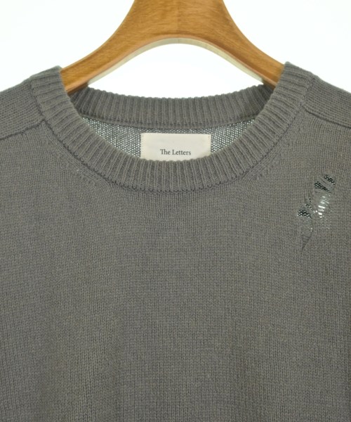 The Letters（ザ　レターズ）ニット・セーター グレー サイズ:M メンズ/2200656201198