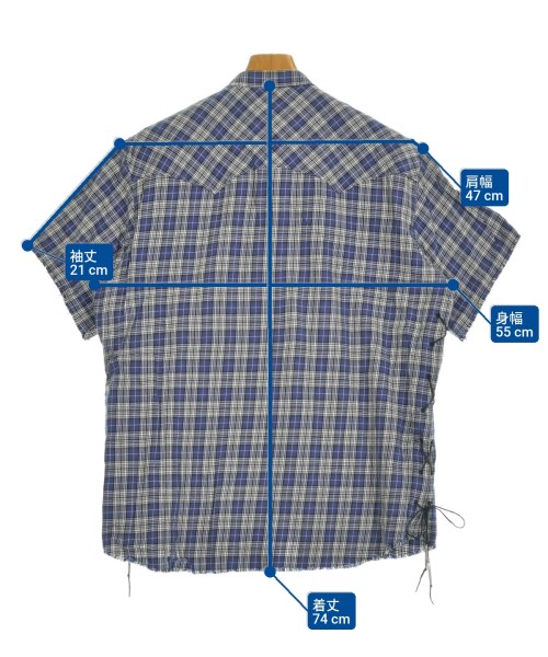 The Letters（ザ　レターズ）カジュアルシャツ 紺 サイズ:L メンズ/2200653550213