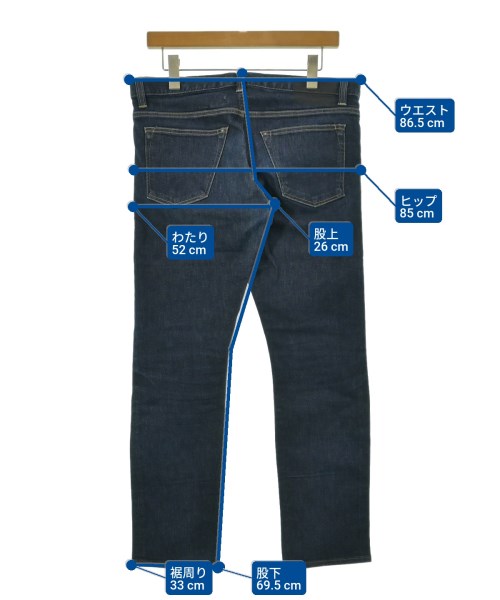 lideal（リデアル）デニムパンツ 紺 サイズ:33(L位) メンズ/2200659938350