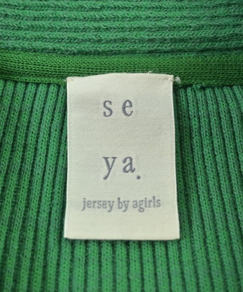Seya（セヤ）カーディガン 緑 サイズ:F レディース/2200617949077
