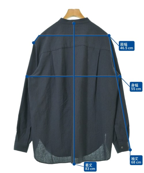 Seya（セヤ）カジュアルシャツ 紺 サイズ:L メンズ/2200671926274