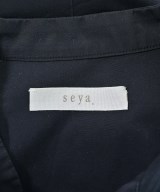 Seya（セヤ）シャツワンピース 紺 サイズ:M レディース/2200659277138