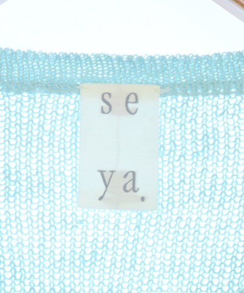 Seya（セヤ）ニット・セーター 青 サイズ:3(L位) メンズ/2200659405111