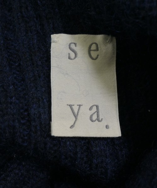 Seya（セヤ）ニット・セーター 紺 サイズ:1(S位) メンズ/2200646597058