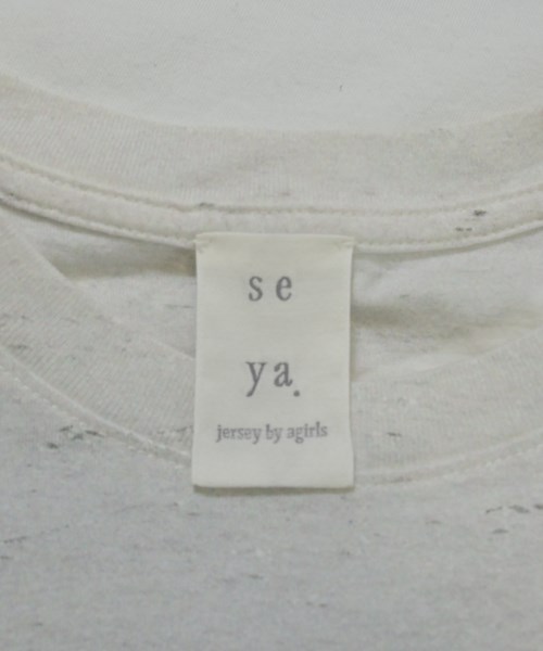 Seya（セヤ）Tシャツ・カットソー 白 サイズ:1(S位) レディース/2200639109039
