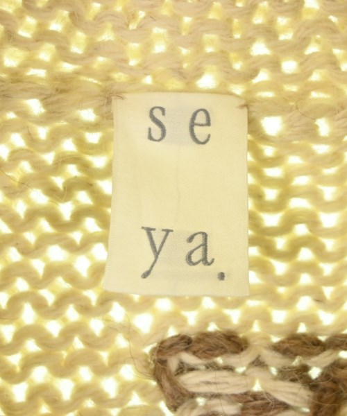 Seya（セヤ）ニット・セーター 白 サイズ:1(S位) レディース/2200682834018