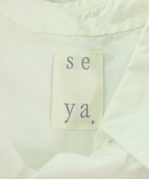 Seya（セヤ）カジュアルシャツ 白 サイズ:1(S位) メンズ/2200690044010