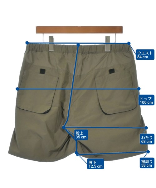 METAPHORE（メタファー）ショートパンツ カーキ サイズ:3(L位) メンズ/2200619072384