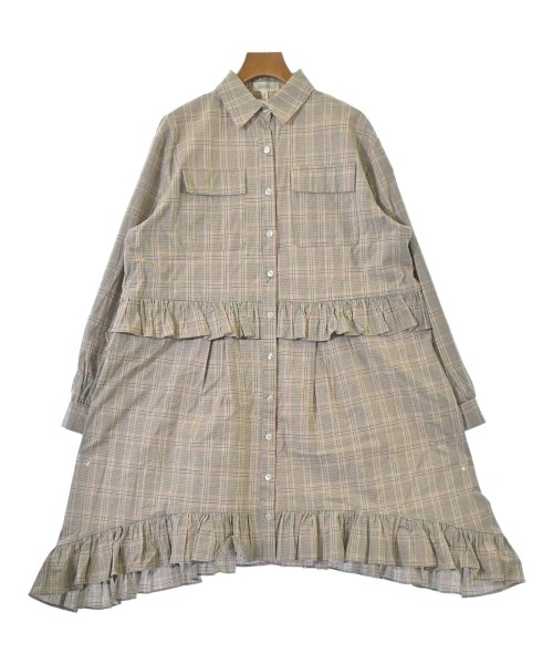 GHOSPELL(ゴスペル)シャツワンピース 茶 サイズ:S/2200644354141