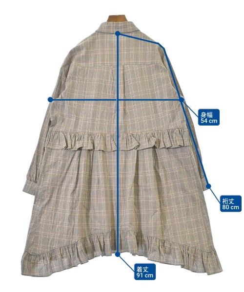 GHOSPELL（ゴスペル）シャツワンピース 茶 サイズ:S レディース/2200644354141