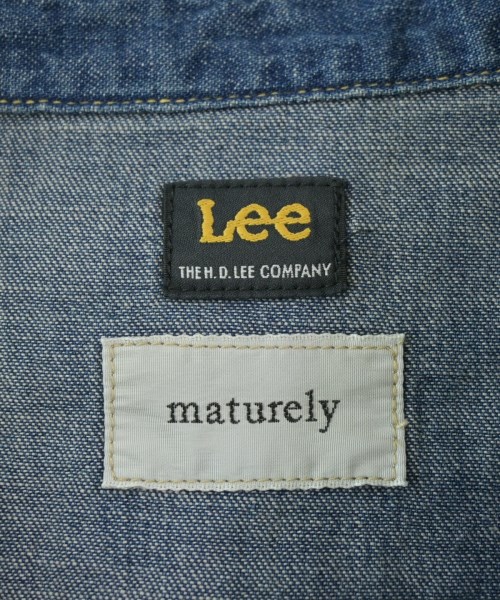 maturely（マチュアリー）カジュアルシャツ 紺 サイズ:XS レディース/2200614270020