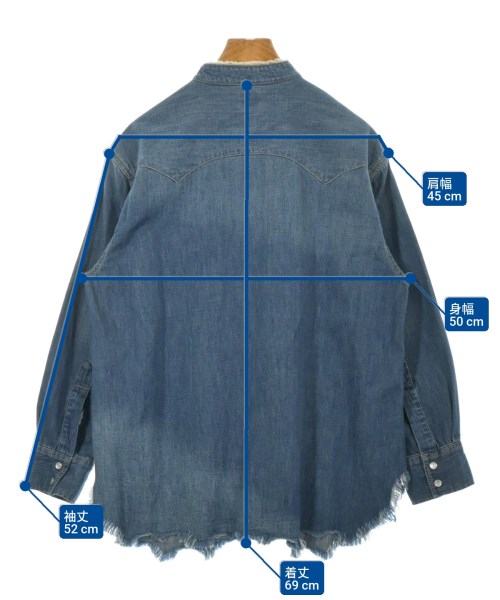 maturely（マチュアリー）カジュアルシャツ 紺 サイズ:XS レディース/2200614270020