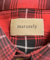 maturely（マチュアリー）カジュアルシャツ 赤 サイズ:F レディース/2200617028031