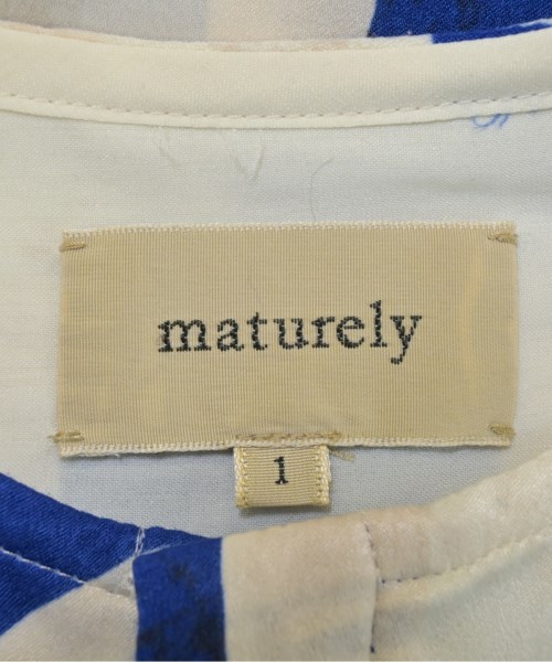 maturely（マチュアリー）ブラウス 青 サイズ:1(S位) レディース/2200672939112