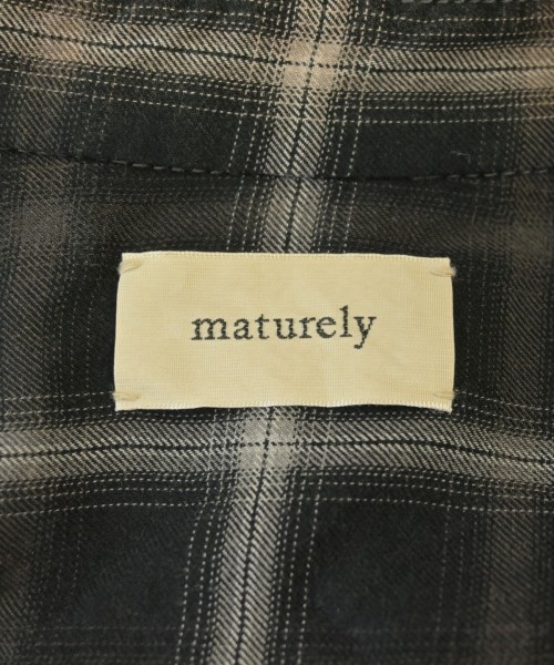 maturely（マチュアリー）カジュアルシャツ 茶 サイズ:F レディース/2200699434034
